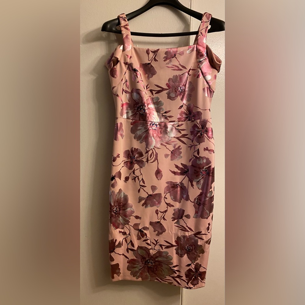 Floral evening dress